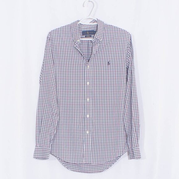 RALPH LAUREN Slim Fit Performance Button Down Shirt Size M - Picture 1 of 6